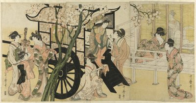 Un carruaje imperial de Kitagawa Utamaro