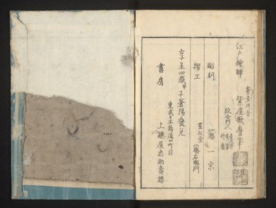 Colofón de Kitagawa Utamaro