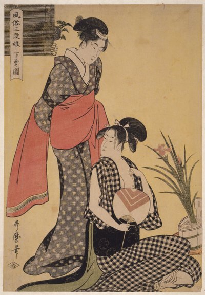 Gebon no zu de Kitagawa Utamaro