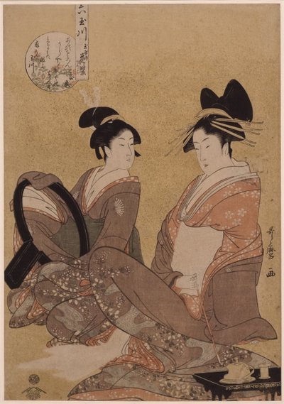 Hanamurasaki del Tamaya, 1793 de Kitagawa Utamaro