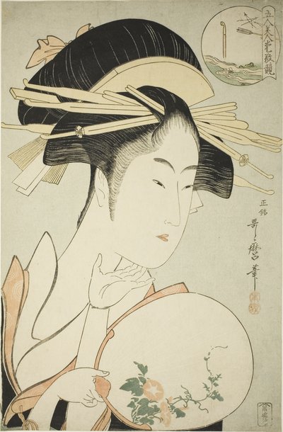 Kisegawa del Matsubaya, c.1795-96 (impresión en color en madera; oban) de Kitagawa Utamaro