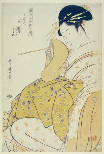 Komurasaki del Tamaya, ca. 1794 de Kitagawa Utamaro