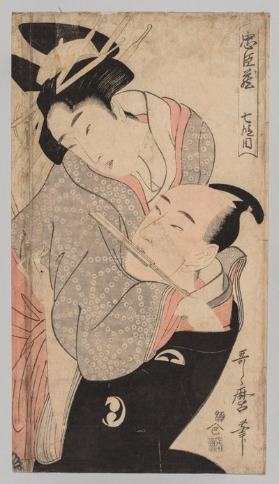 Hombre y Mujer de Kitagawa Utamaro