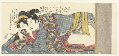 pareja amorosa de Kitagawa Utamaro