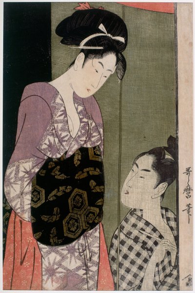 Mosquitero, ca 1797 de Kitagawa Utamaro