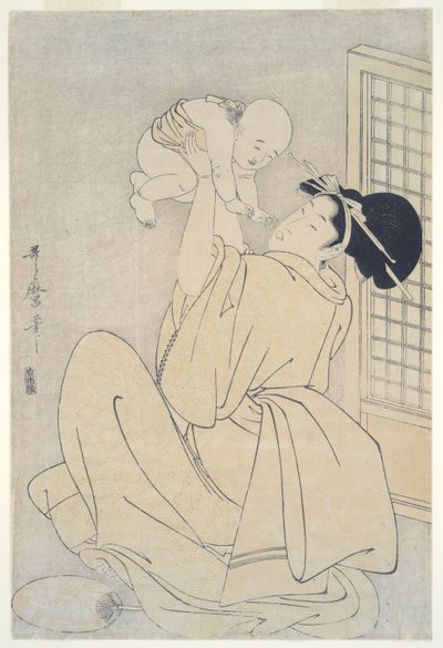 Madre e hijo de Kitagawa Utamaro