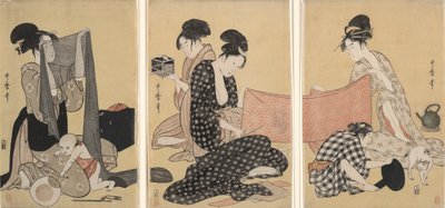 Costura de Kitagawa Utamaro