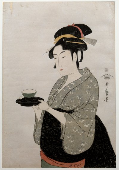 Retrato de Nani Waya de Kitagawa Utamaro
