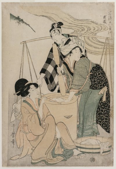 Provincia de Settsu de la serie Ríos de Seis Joyas a la Moda, c. 1804 de Kitagawa Utamaro