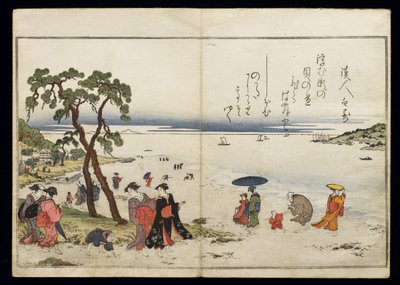 Shiohi no tsuto (Regalos de la Marea Baja), conocido como el Libro de las Conchas, 1789 de Kitagawa Utamaro