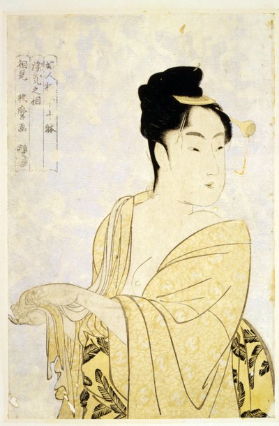 El tipo despreocupado, de la serie Diez tipos en el estudio fisiognómico de mujeres de Kitagawa Utamaro