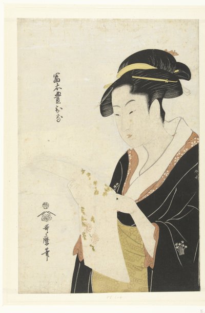 Tomimoto Toyohina, 1792-1796 de Kitagawa Utamaro
