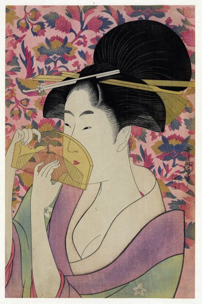 Peine transparente de Kitagawa Utamaro