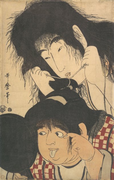 Yamauba y Kintaro de Kitagawa Utamaro