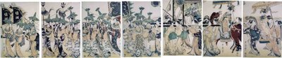 Improvisación en Yoshiwara de Kitagawa Utamaro