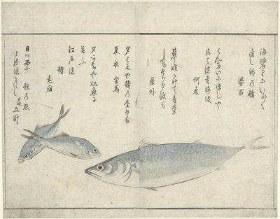 Tres peces de Kitao Masayoshi