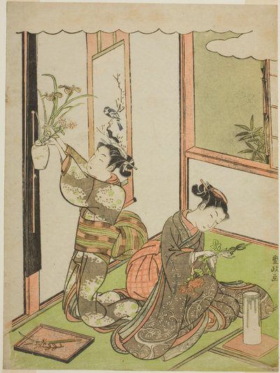 Arreglo Floral de Kitao Shigemasa