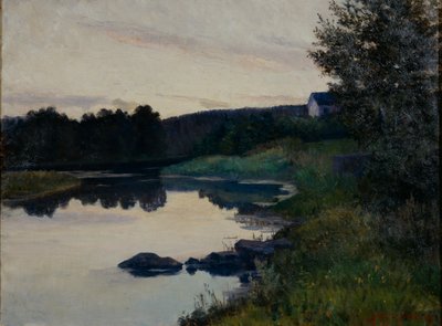 Tarde de verano (óleo sobre lienzo) de Kitty Lange Kielland