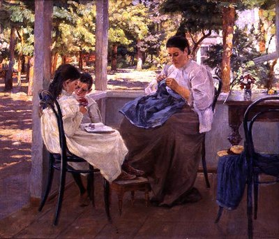 En la Terraza de Kiviak Konstantinov Kostandi