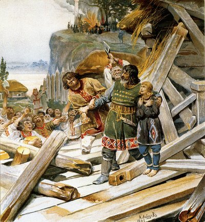 San Teodoro el varego de Klavdiy Vasilievich Lebedev