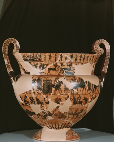El Vaso François, hecho por Ergotimos c.570 a.C. de Kleitias Kleitias