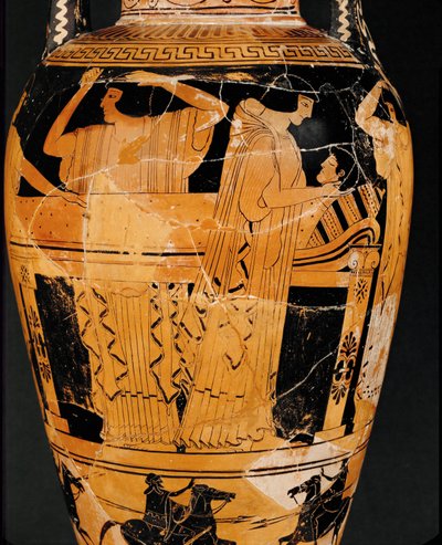 Prótesis, el tendido del cadáver ... de Kleophrades Painter (fl.500 475 BC)