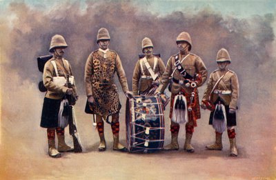 Soldado, Tamborileros, Gaitero y Corneta - The Black Watch de Knight