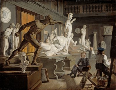 Escena de la Academia en Copenhague de Knud Baade