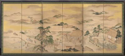 Agricultura de primavera y otoño, primavera, 1700s de Ko Sukoku
