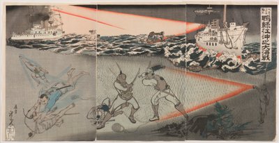 Edición adicional del 20 de septiembre: La gran batalla naval frente al río Yalu de Kobayashi Toshimitsu