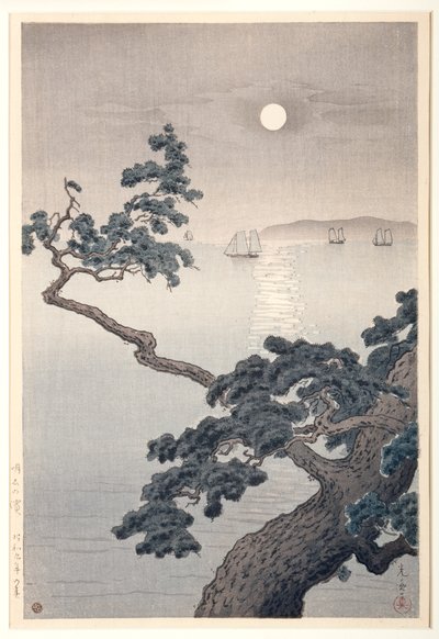 Playa de Akashi, primavera de Koitsu Tsuchiya