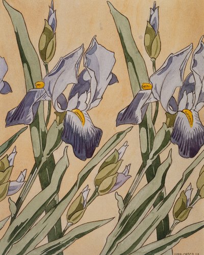 Iris, 1898 de Koloman Moser