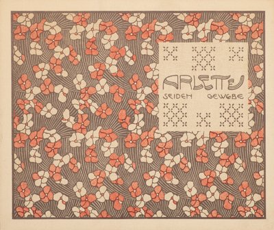 Tela de seda Arlette, 1901 de Koloman Moser