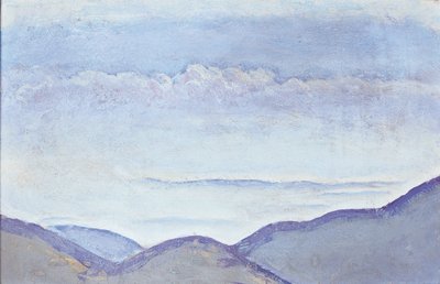 Berge - Montañas ... (óleo sobre cartón) de Koloman Moser