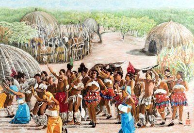 Celebración zulú de Komi Chen