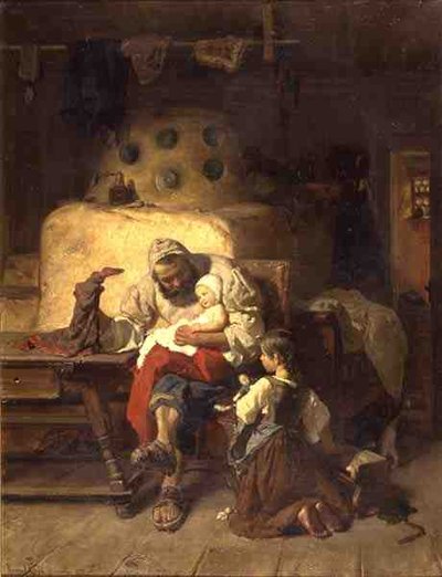 Entreteniendo a los niños de Konrad Grob