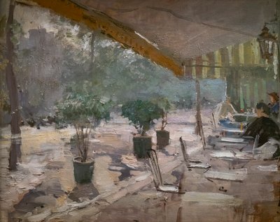En París Café de Konstantin Alekseevich Korovin