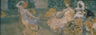 Ilustración para el poema La fuente de Bajchisarái de A. Pushkin, 1907 de Konstantin Alekseevich Korovin