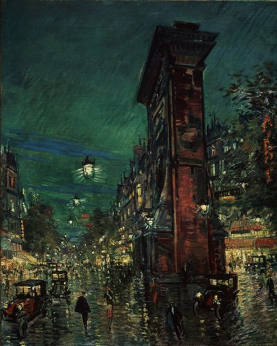 París, Porte Saint-Denis, 1923-1939 de Konstantin Alekseevich Korovin