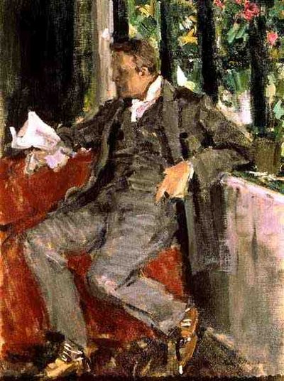 Retrato de Feodor Ivanovich Chaliapin (1873-1938) de Konstantin Alekseevich Korovin