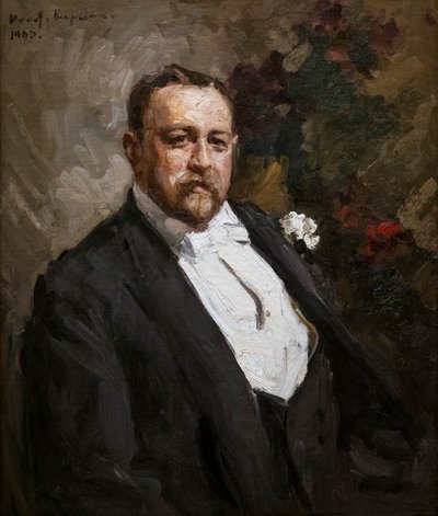 Retrato de Iván Abramovich Morozov de Konstantin Alekseevich Korovin