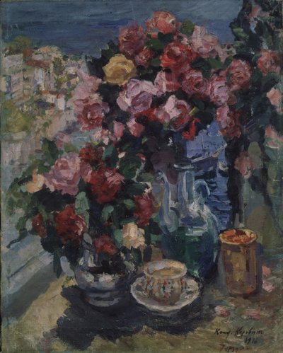 Rosas. Gurzuf, 1916 de Konstantin Alekseevich Korovin