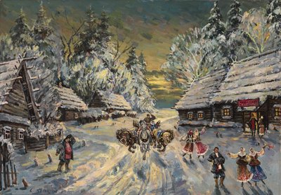 Invierno ruso de Konstantin Alekseevich Korovin