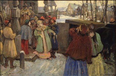 El Arresto de la Zarina Sofía de Konstantin Alexandrovich Veshchilov