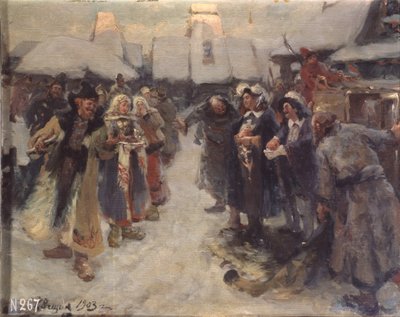 Los extranjeros en Moscovia, 1903 de Konstantin Alexandrovich Veshchilov
