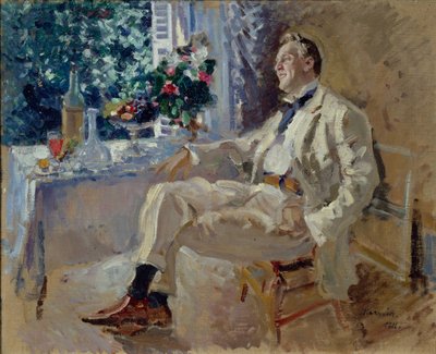 Retrato del cantante Feodor Ivanovich Chaliapin 1873-1938, 1911 de Konstantin Alexeyevich Korovin
