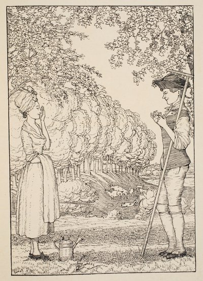 El feliz acuerdo, 1918 de Konstantin Andreevic Somov