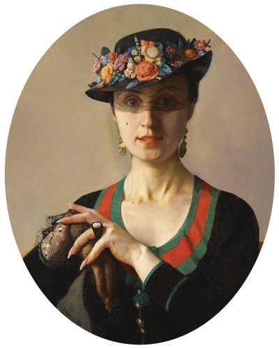 Retrato de una Dama, 1936 de Konstantin Andreevic Somov