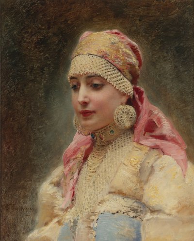 Esposa de Boyar de Konstantin Egorovich Makovsky