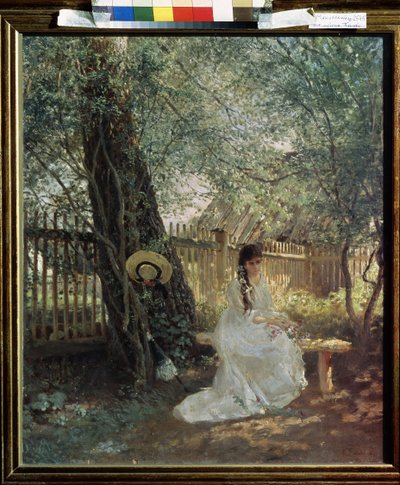 En el jardín de Konstantin Egorovich Makovsky